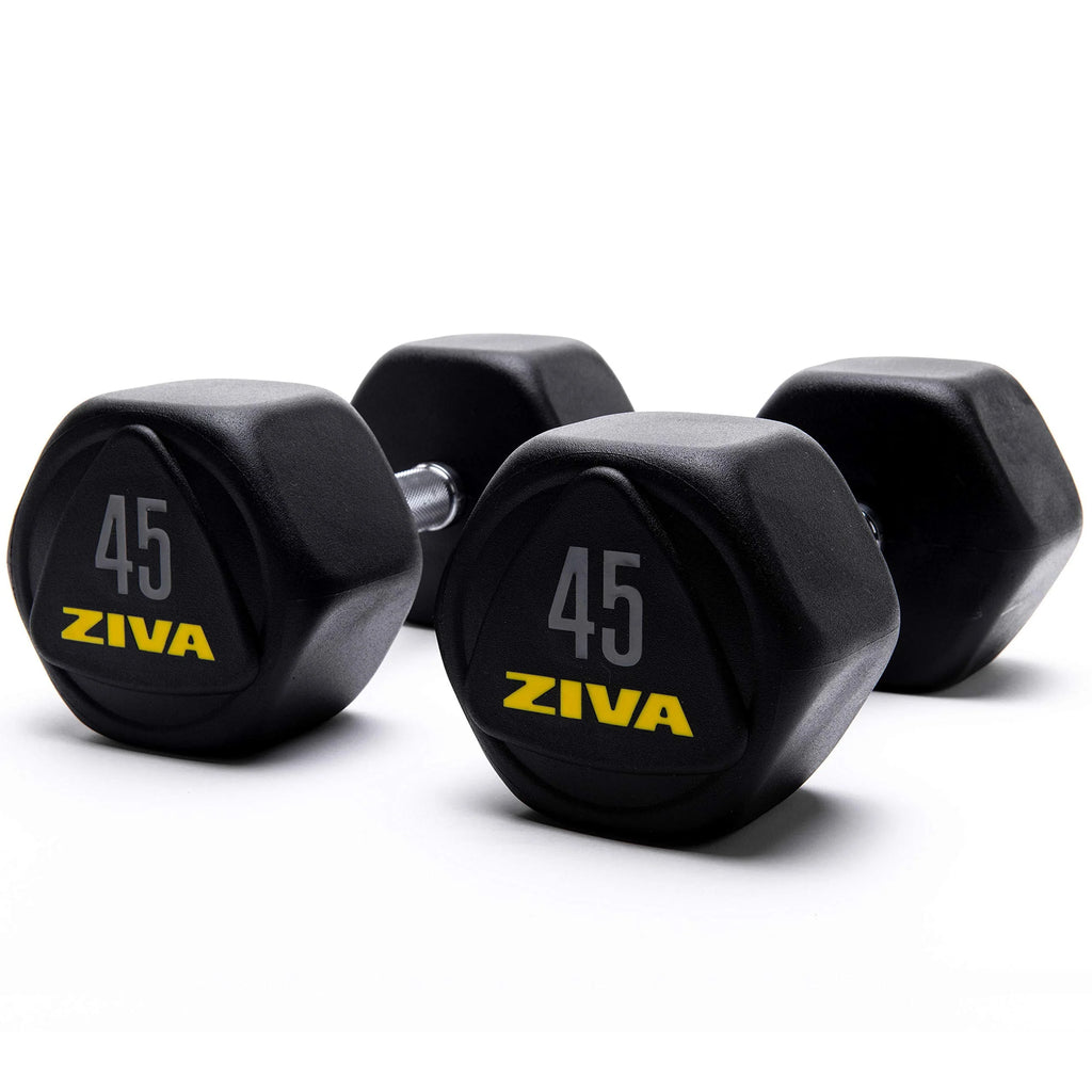 20 Lbs Urethane Rubber Hex Dumbbells A994