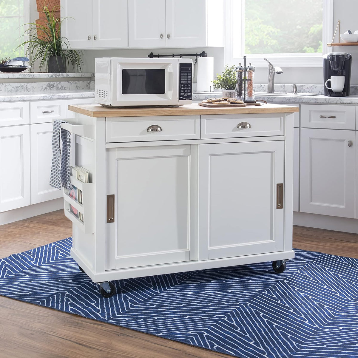 White Kitchen Cart O13935