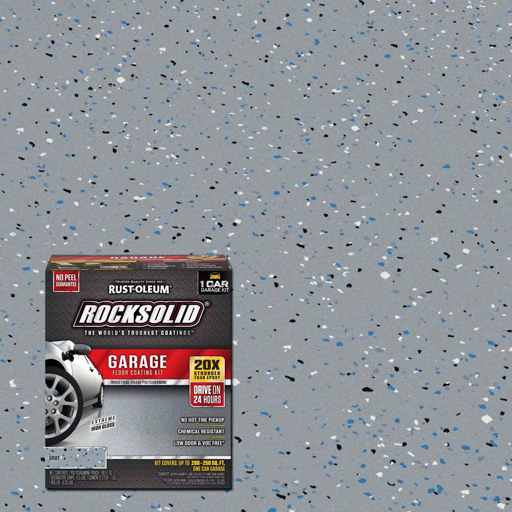 76 oz. Gray Polycuramine Garage Floor Kit (2 Pack) F248830