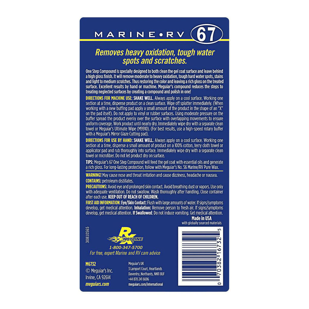 32 oz. Marine/RV One Step Compound W308132