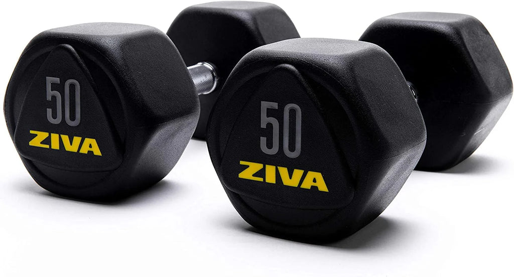 20 Lbs Urethane Rubber Hex Dumbbells A994