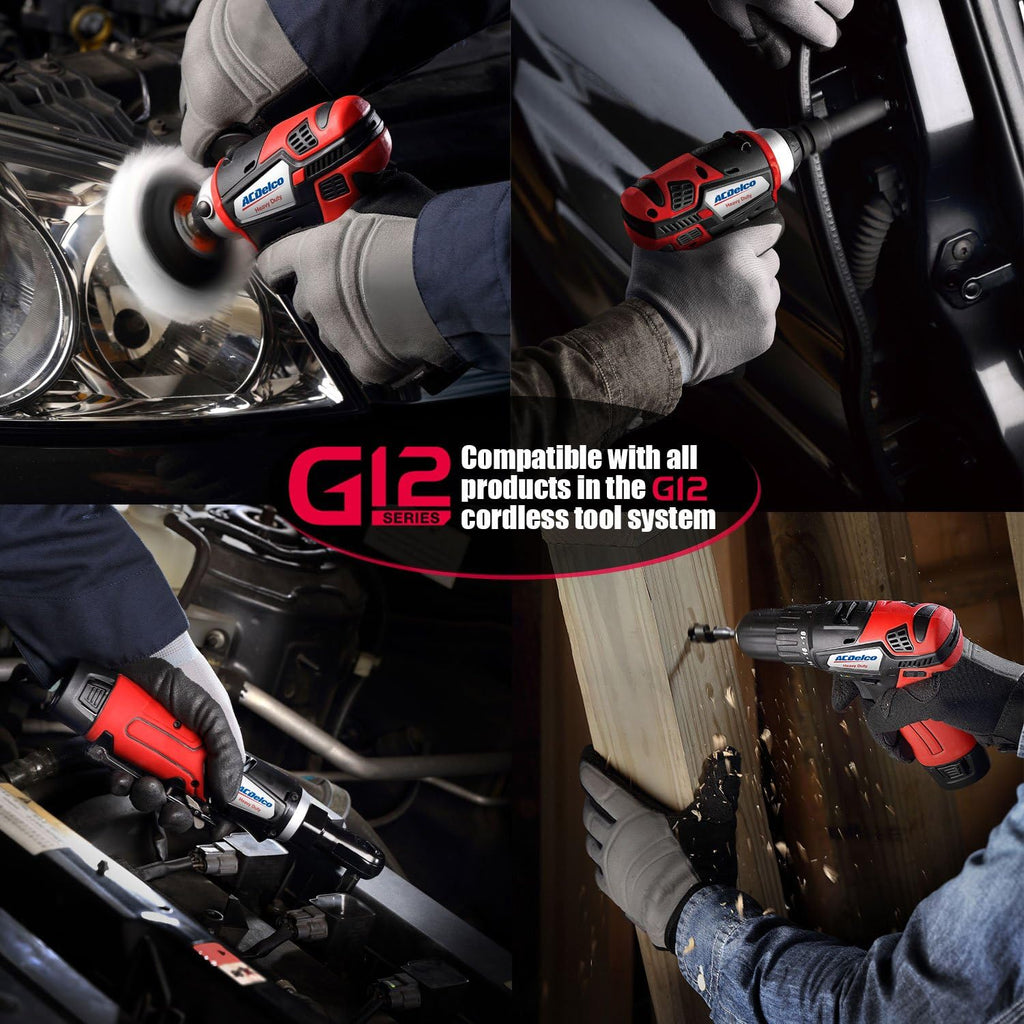 12V Cordless 3/8" Ratchet Wrench Tool Kit with 2 Batteries and Carrying Case C1816