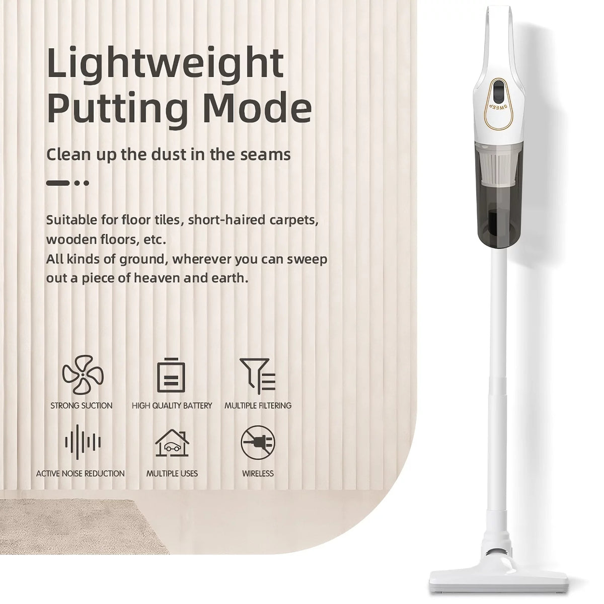 Cordless Handheld Car Vacuum Cleaner 12000PA Wet Dry L818