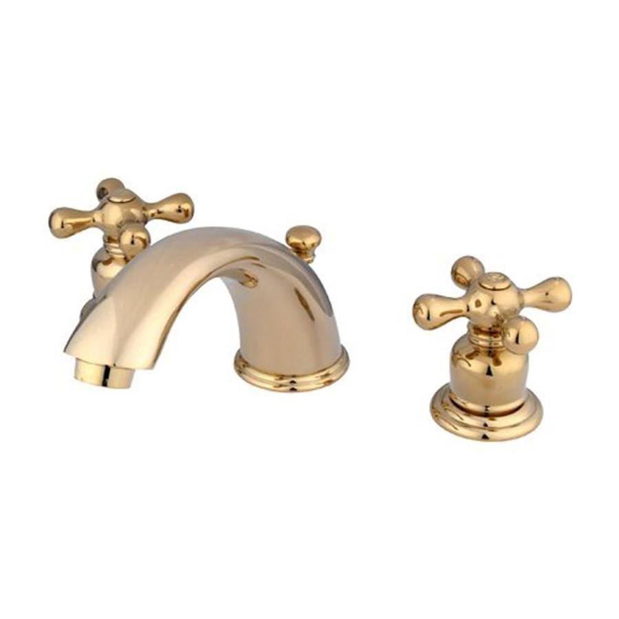Polished Brass 2-Handle Widespread Bathroom Faucet K4658