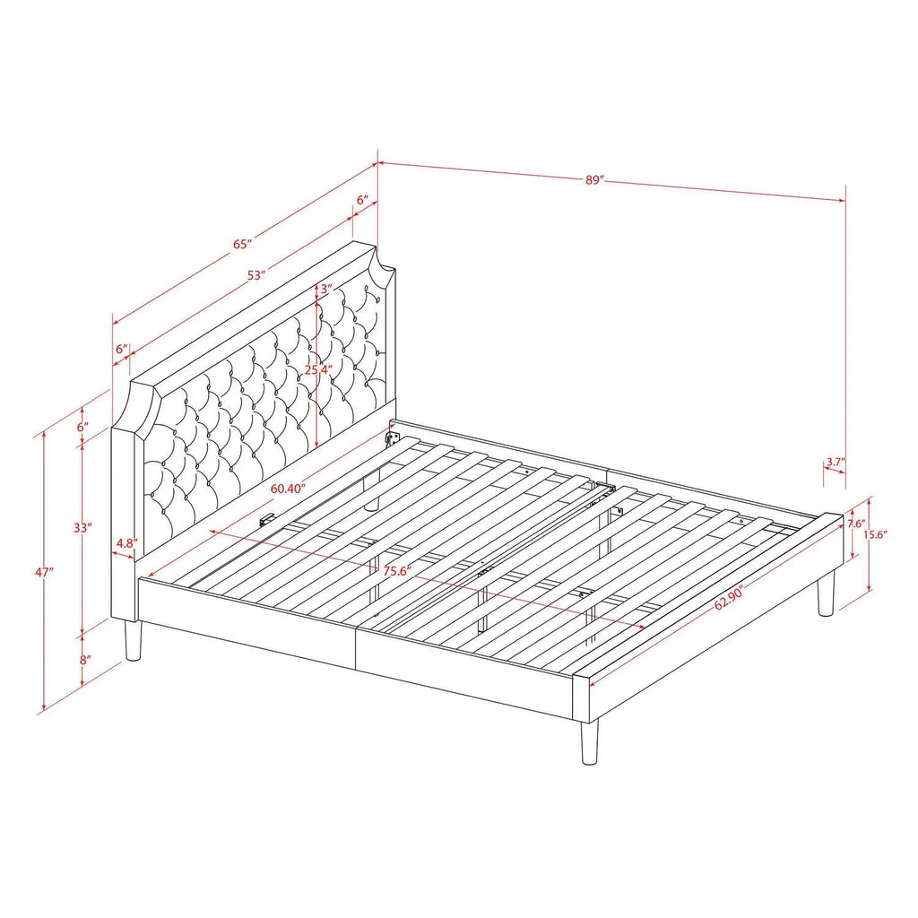 3-Piece Wood Queen Bedroom Set T703