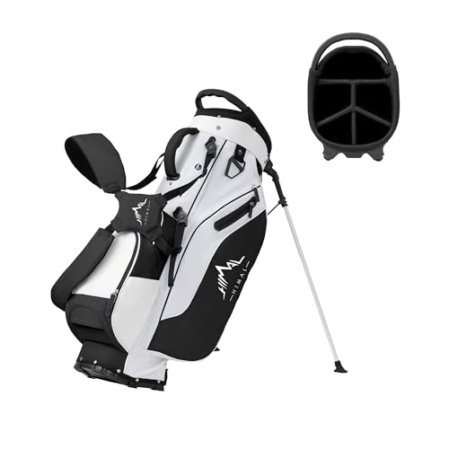 Lightweight Golf Stand Bag with 5 Way Full-Length Dividers and 8 Pockets J559781