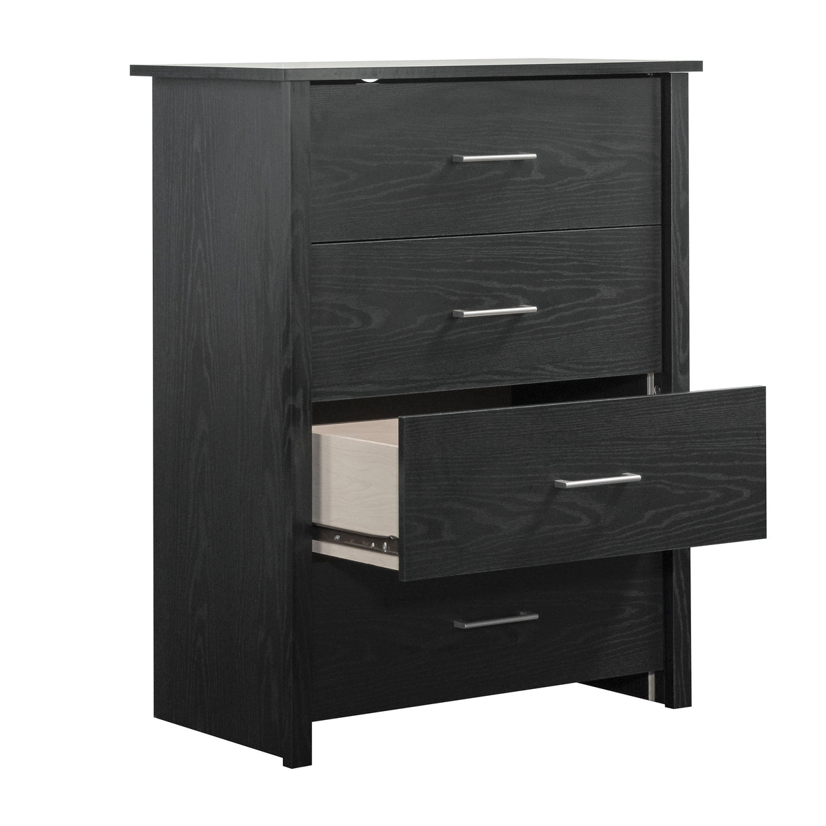 4 Drawer Walnut Finish Dresser D686