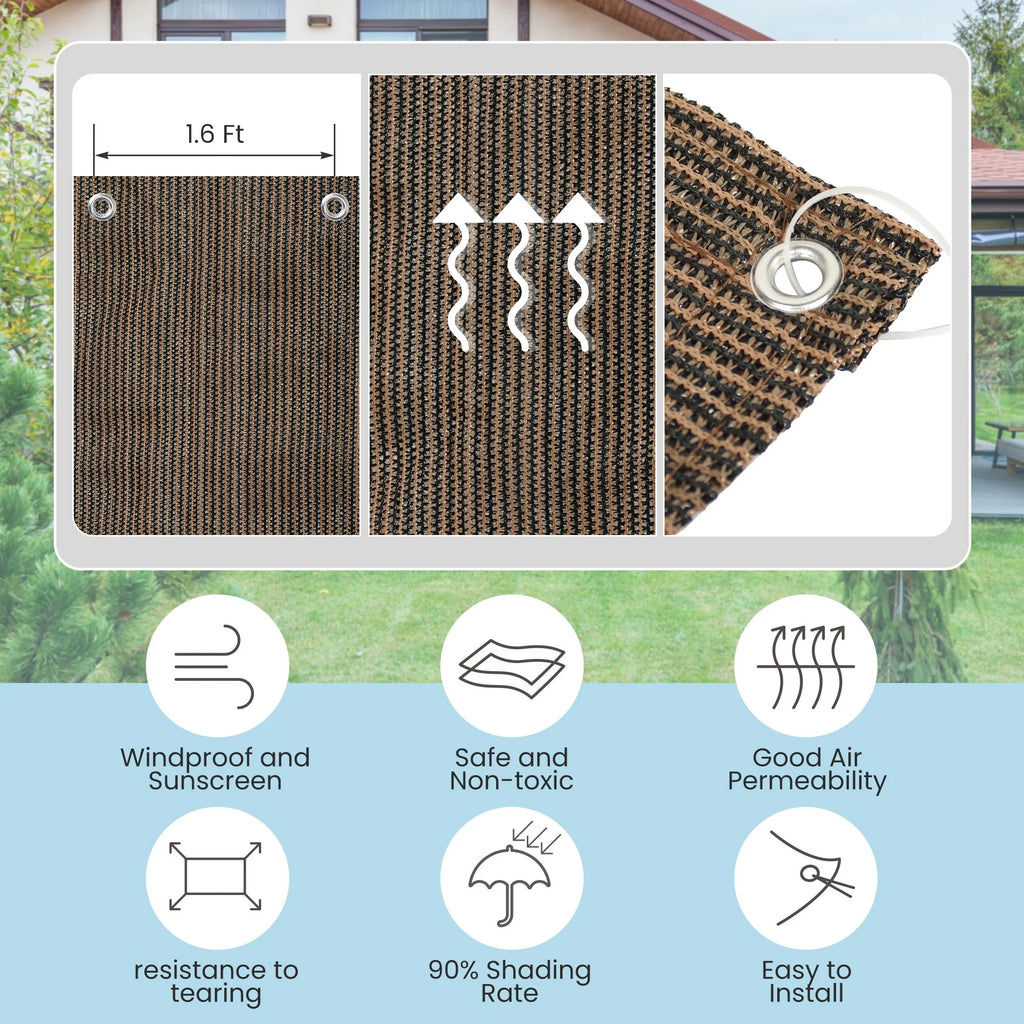 10'x10' UV Block Shade Canopy with Grommets L458236