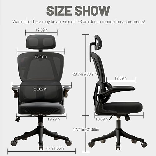 Ergonomic High Back Mesh Office Chair with Lumbar Support P132