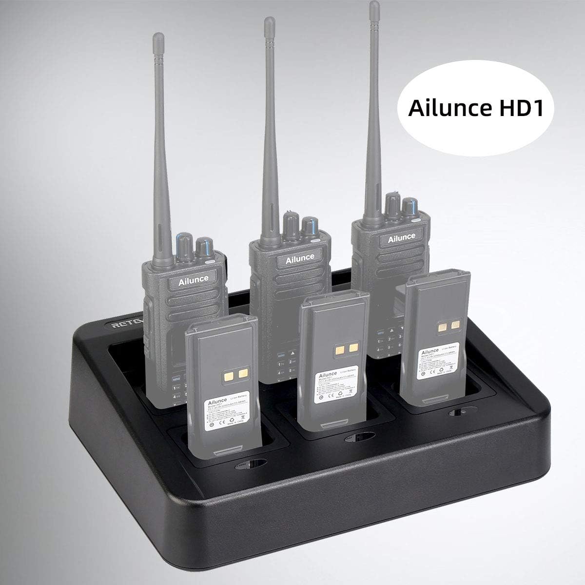 Six-Way Charger for Walkie Talkie (1 Pack) D980