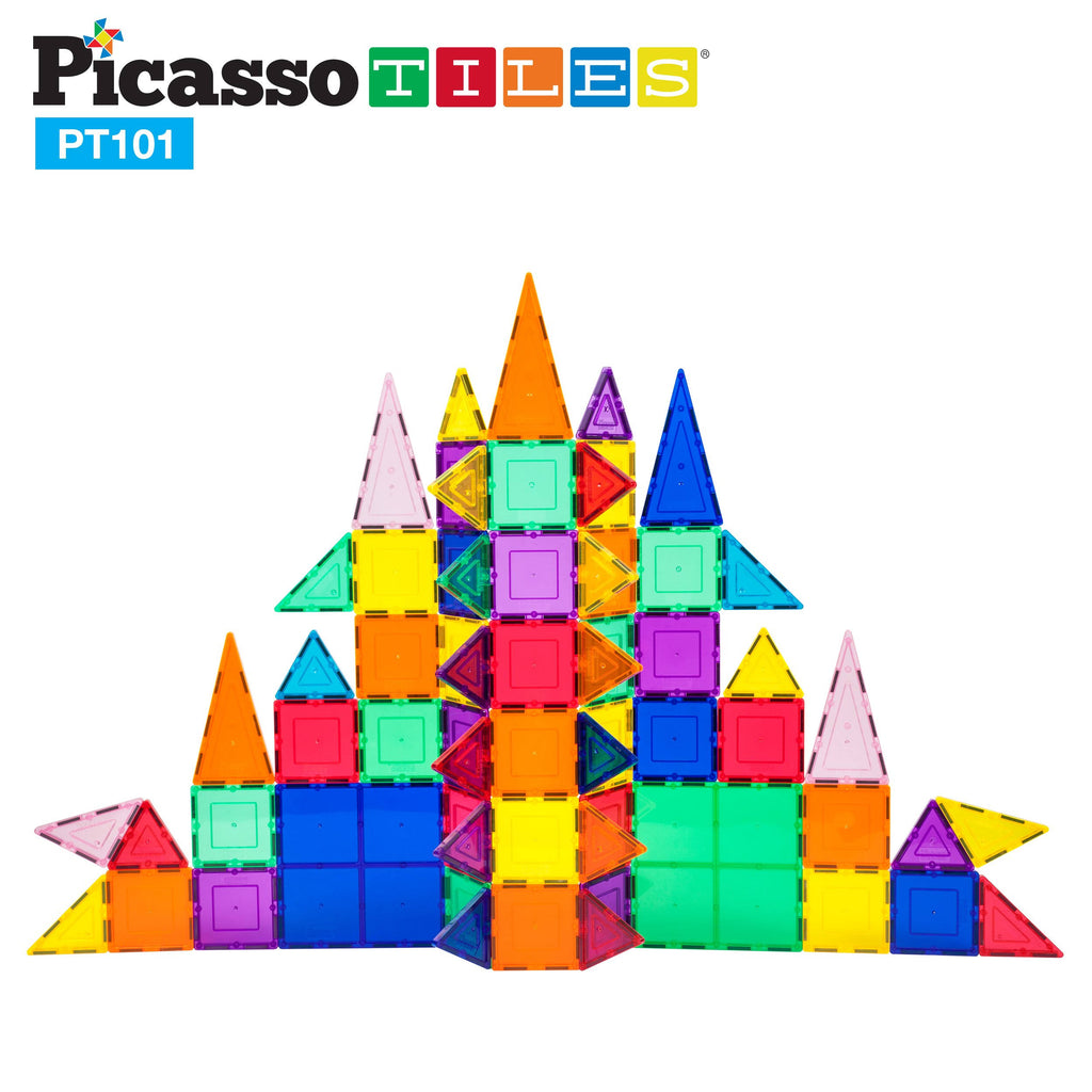 101-Pc Magnetic Building Block Set Y71250