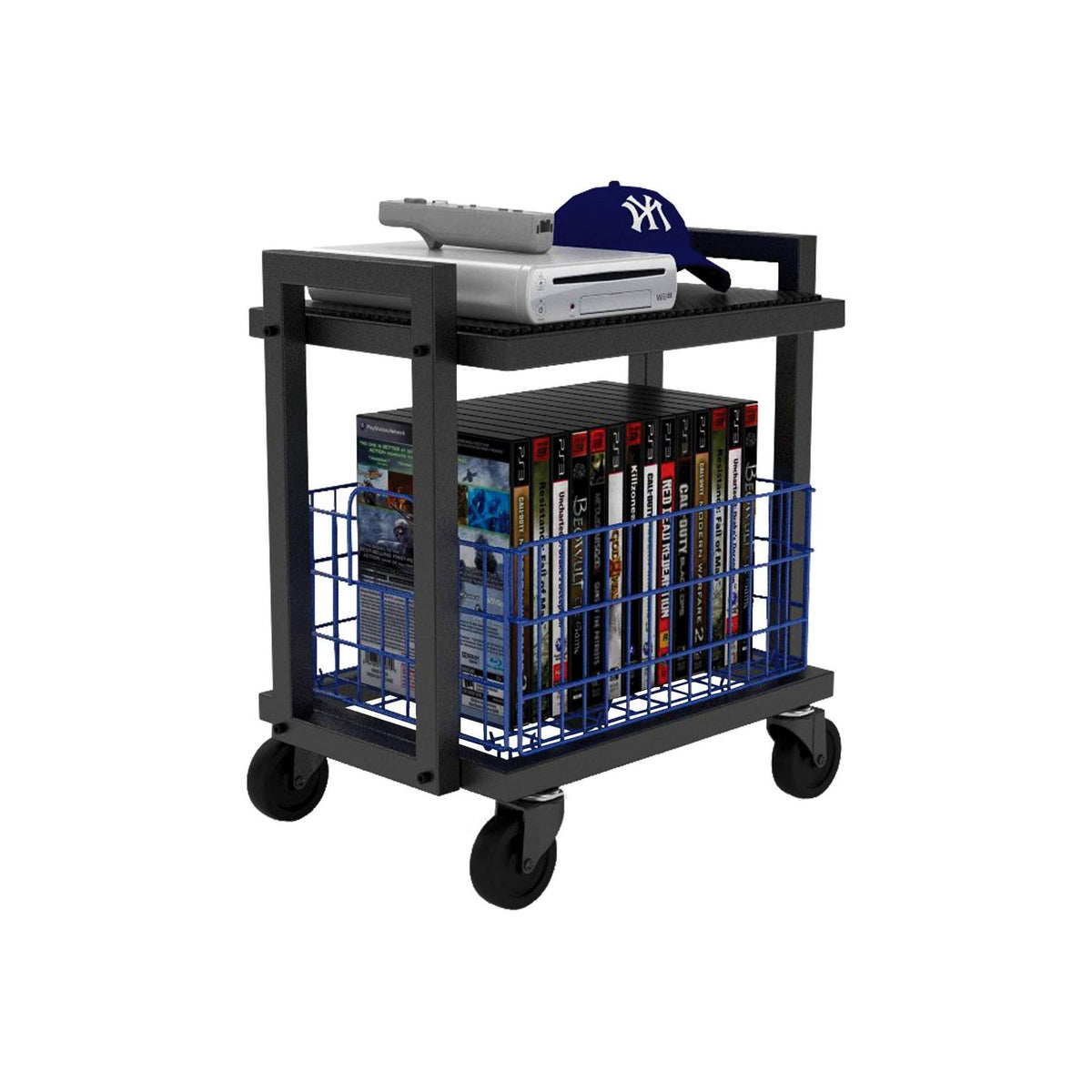 2-Tier Cart System - Black X266