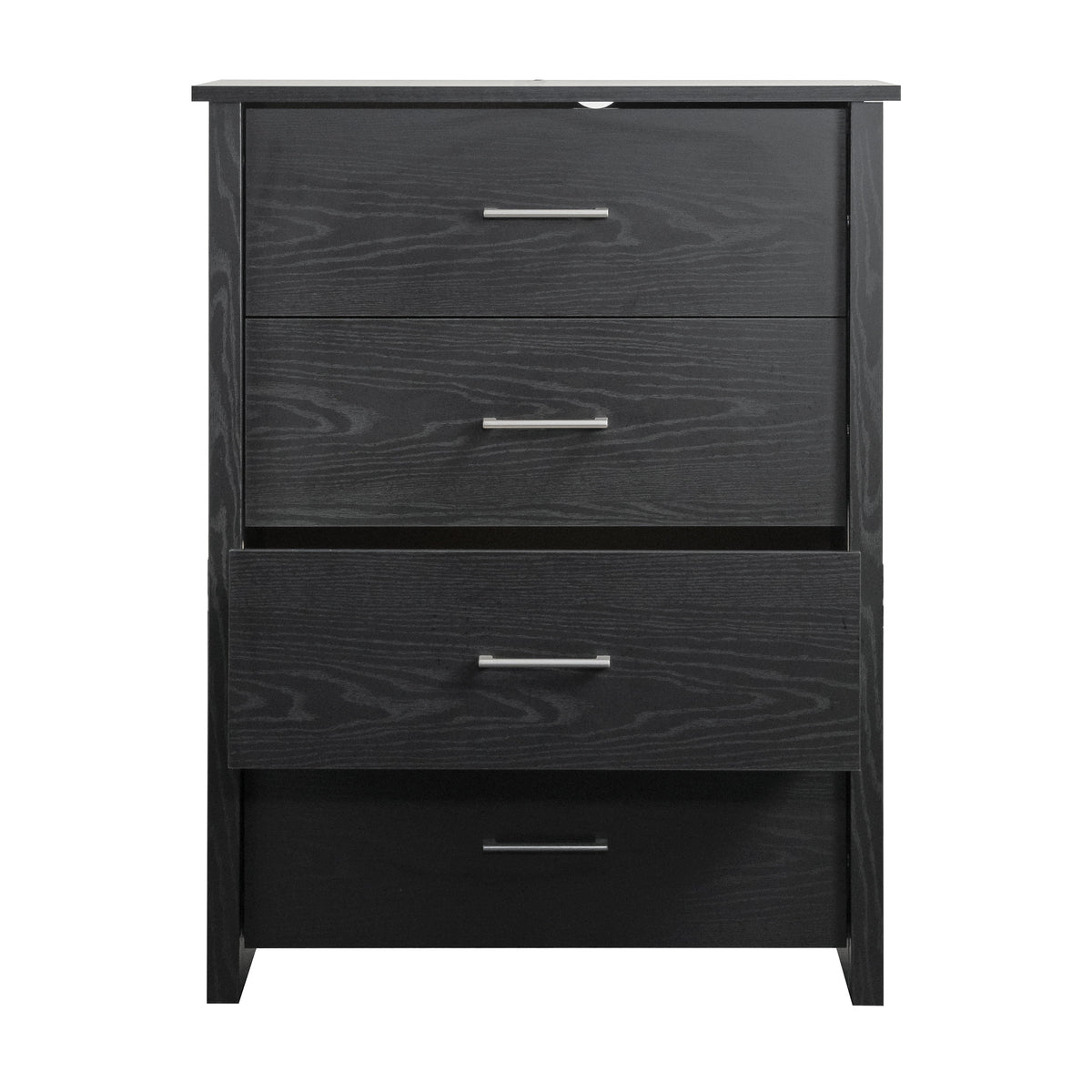 4 Drawer Walnut Finish Dresser D686