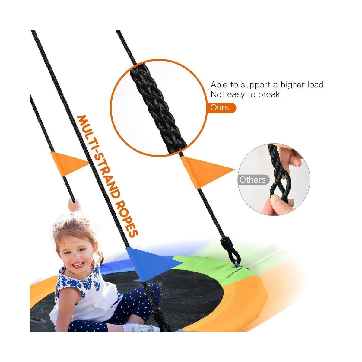 Saucer Tree Swing 660lb Weight Capacity W53486