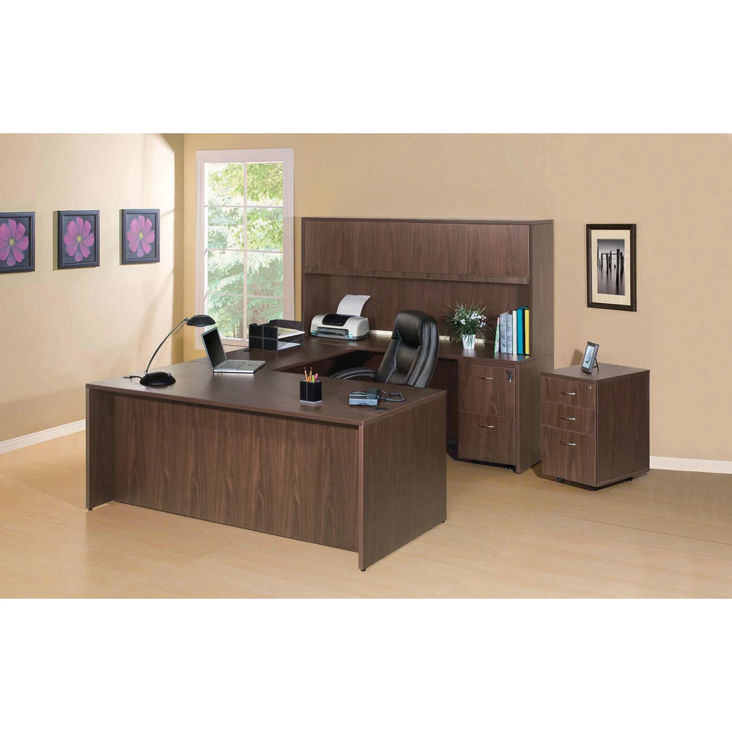 Walnut Laminate Oval Conference Table O88546