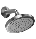 5-5/8x22 Single-Function Brass Showerhead Kit - Rustico Bronze C5026