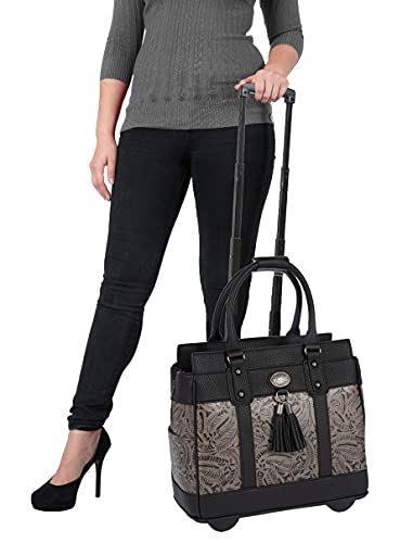 17 inch Rolling Laptop Bag with Wheels Y147