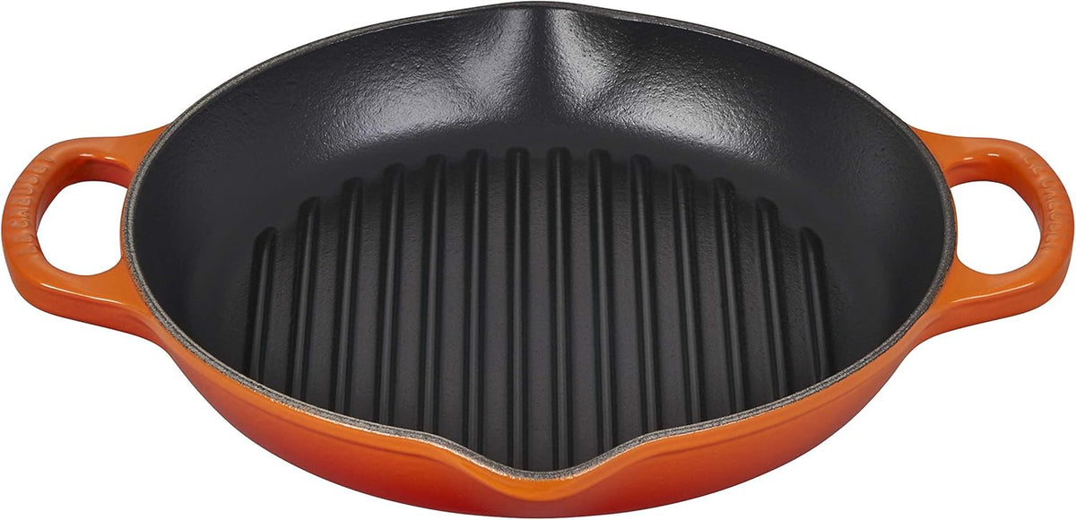 Enameled Cast Iron Deep Round Grill W986551