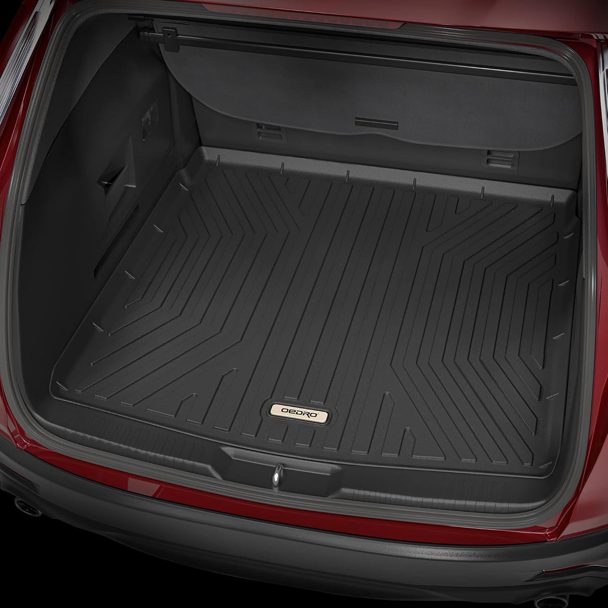 Black Custom Fit Cargo Trunk Liner Floor Mat U8257