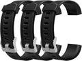 Black 3 Pcs Watch Bands Replacement T203560
