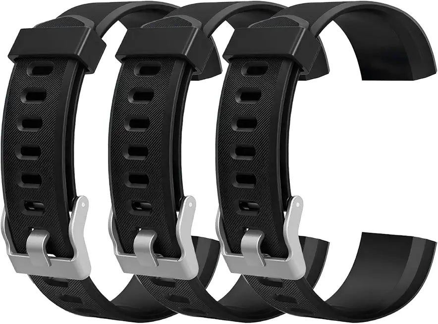 Black 3 Pcs Watch Bands Replacement T203560