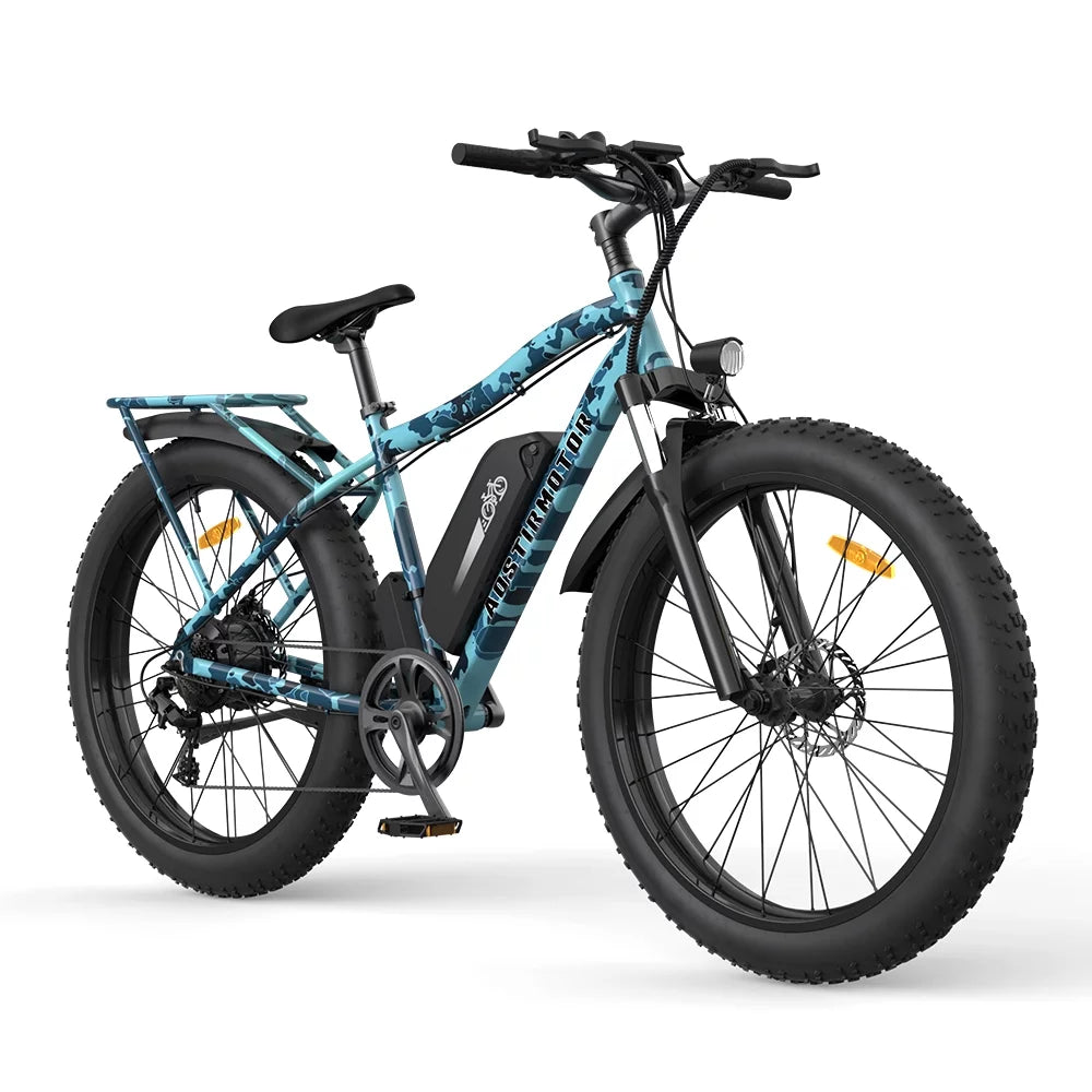 750W 48V 13AH Fat Tire Electric Mountain Bike R547