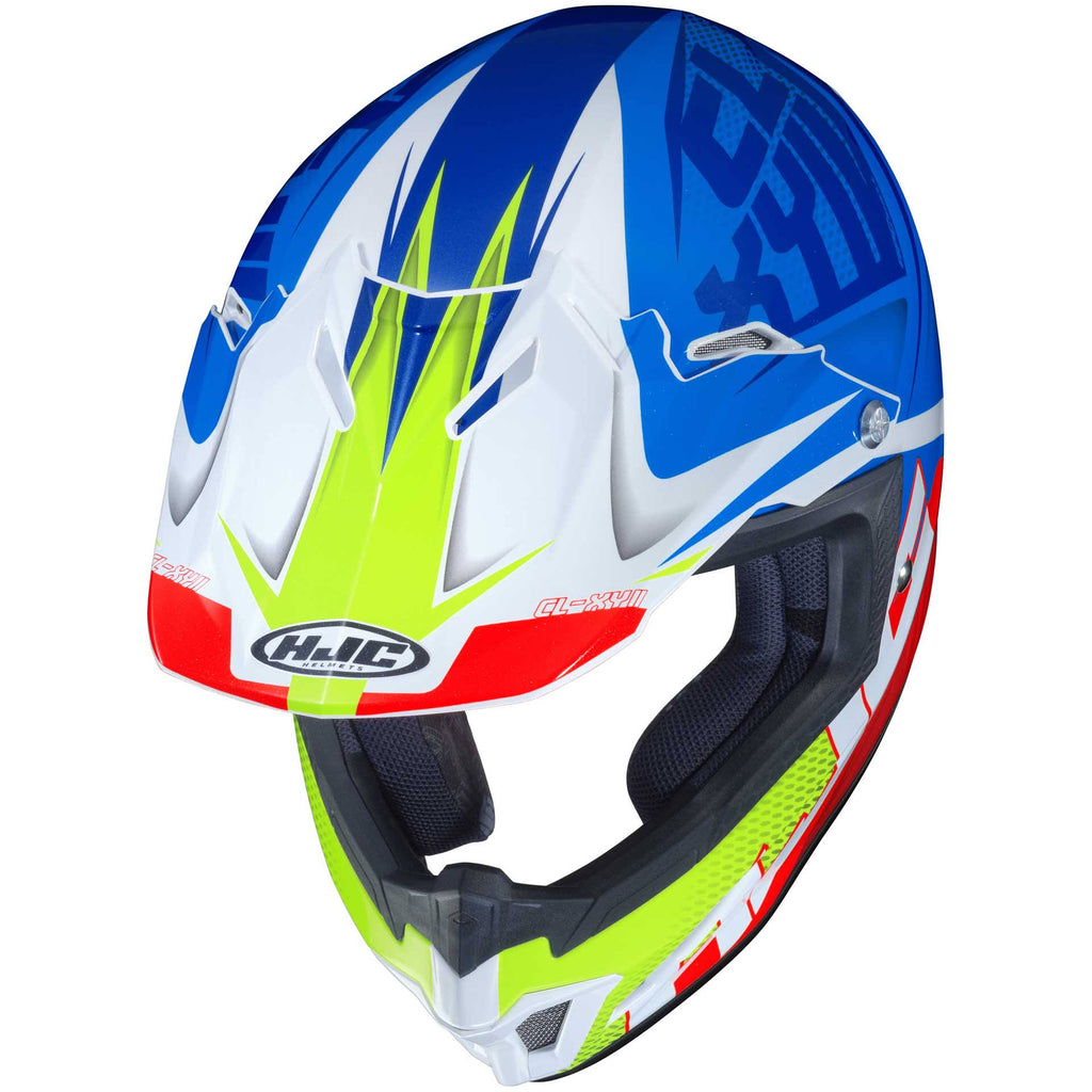 Blue Hi-Viz Youth Helmet B18730