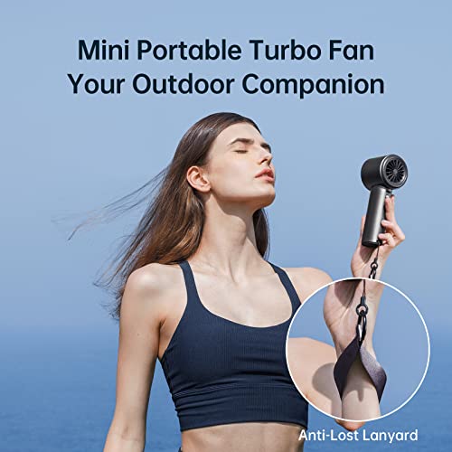 Portable Handheld Fan 3600mAh Rechargeable Blue F552808