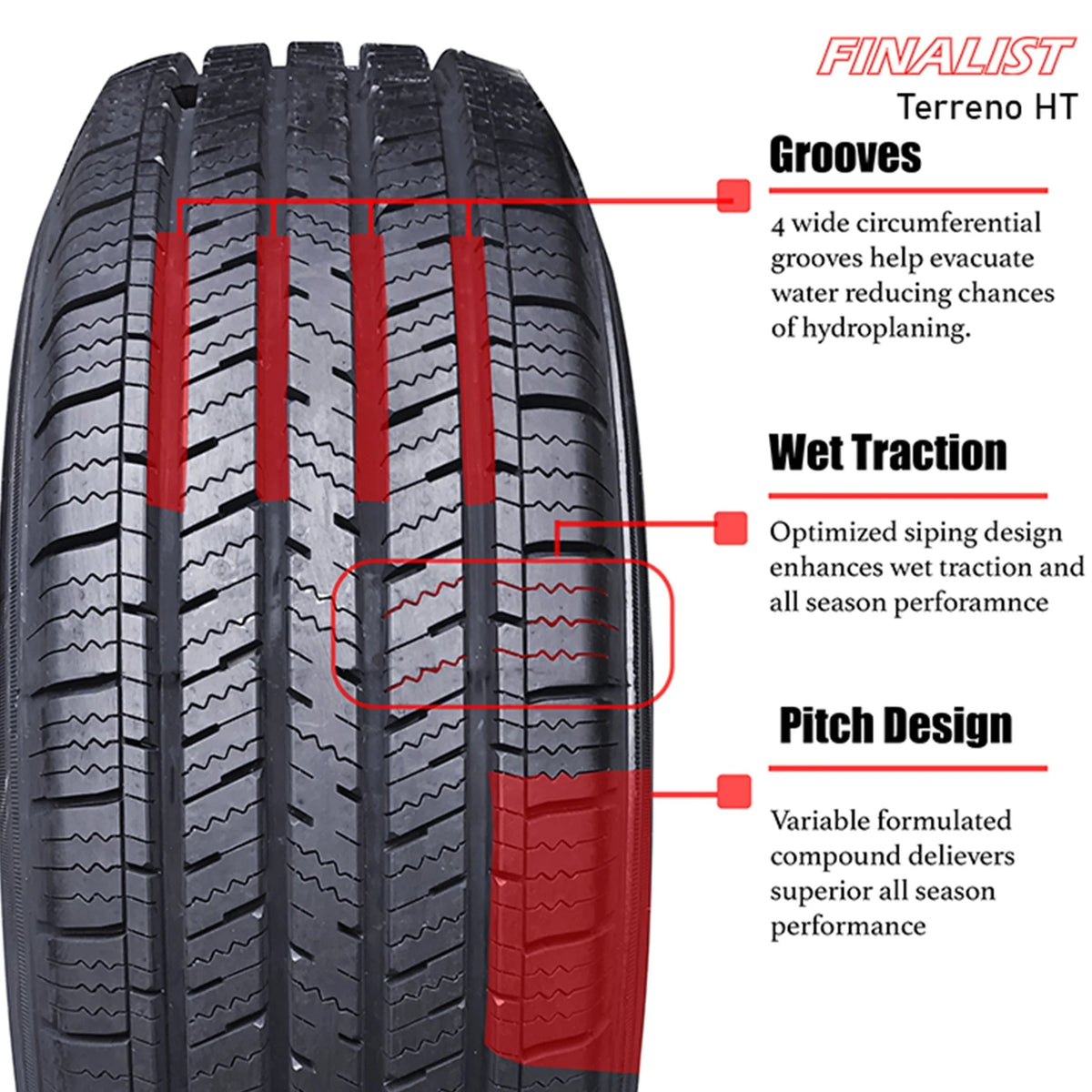 255/45R19 100V Passenger Tire O243