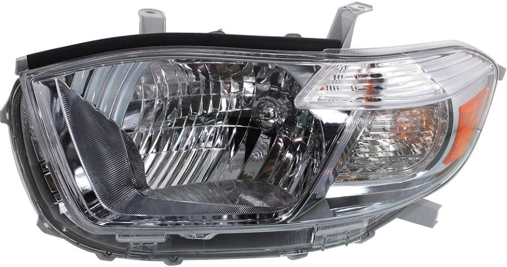 Driver Side Headlight Assembly for Toyota Highlander 2011 2012 2013 S5949