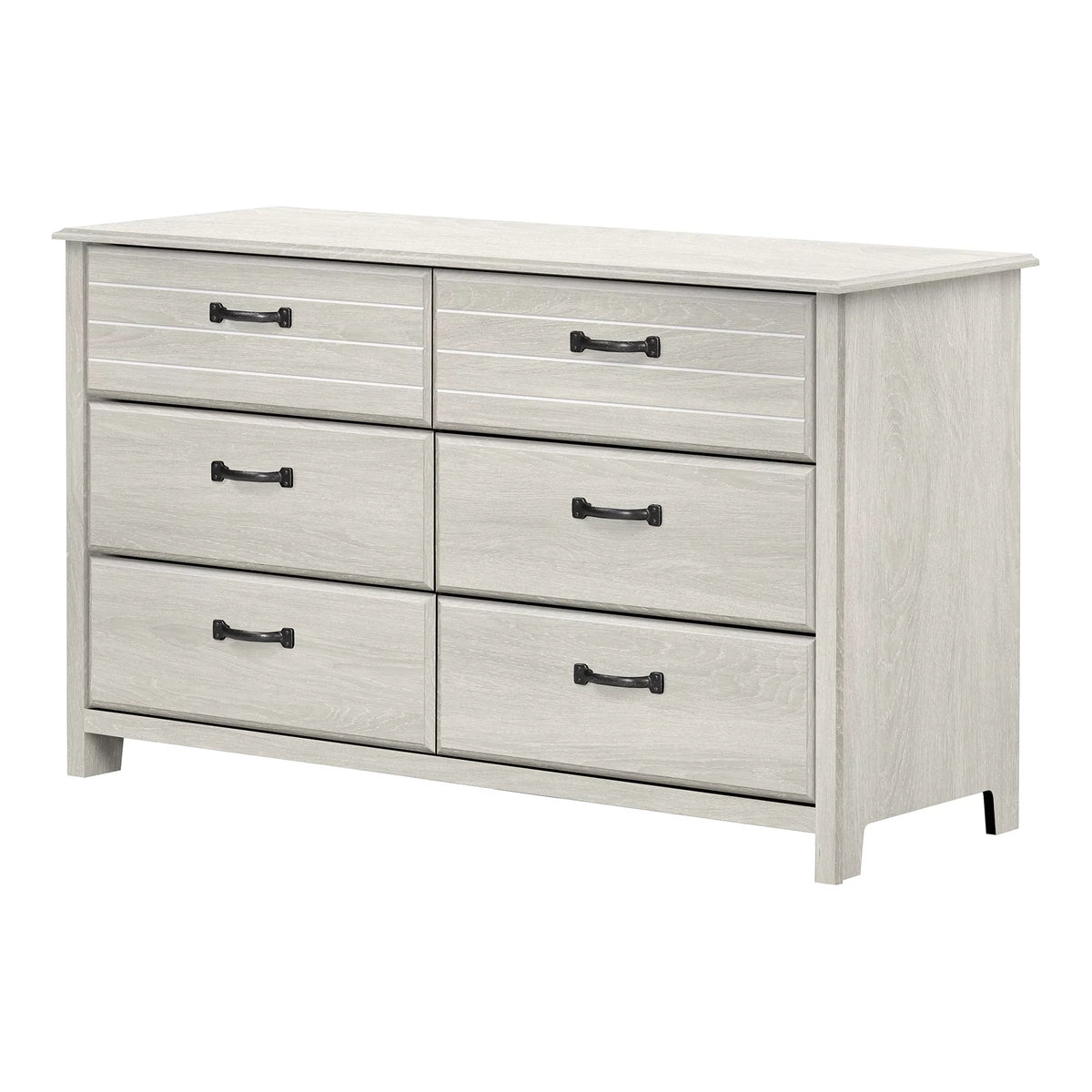 6 Drawer Double Dresser Winter Oak B52907