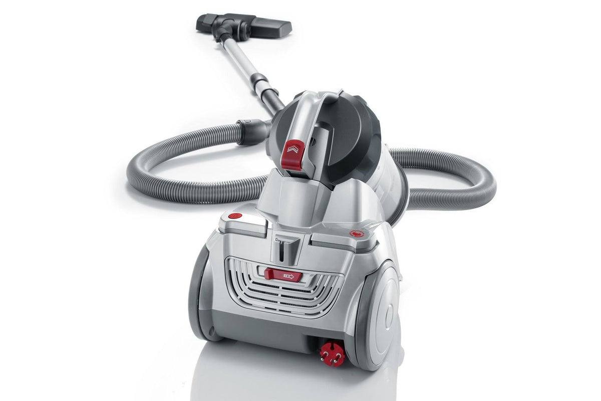 Bagless Canister Vacuum Cleaner, Corded, Polar Silver V69913