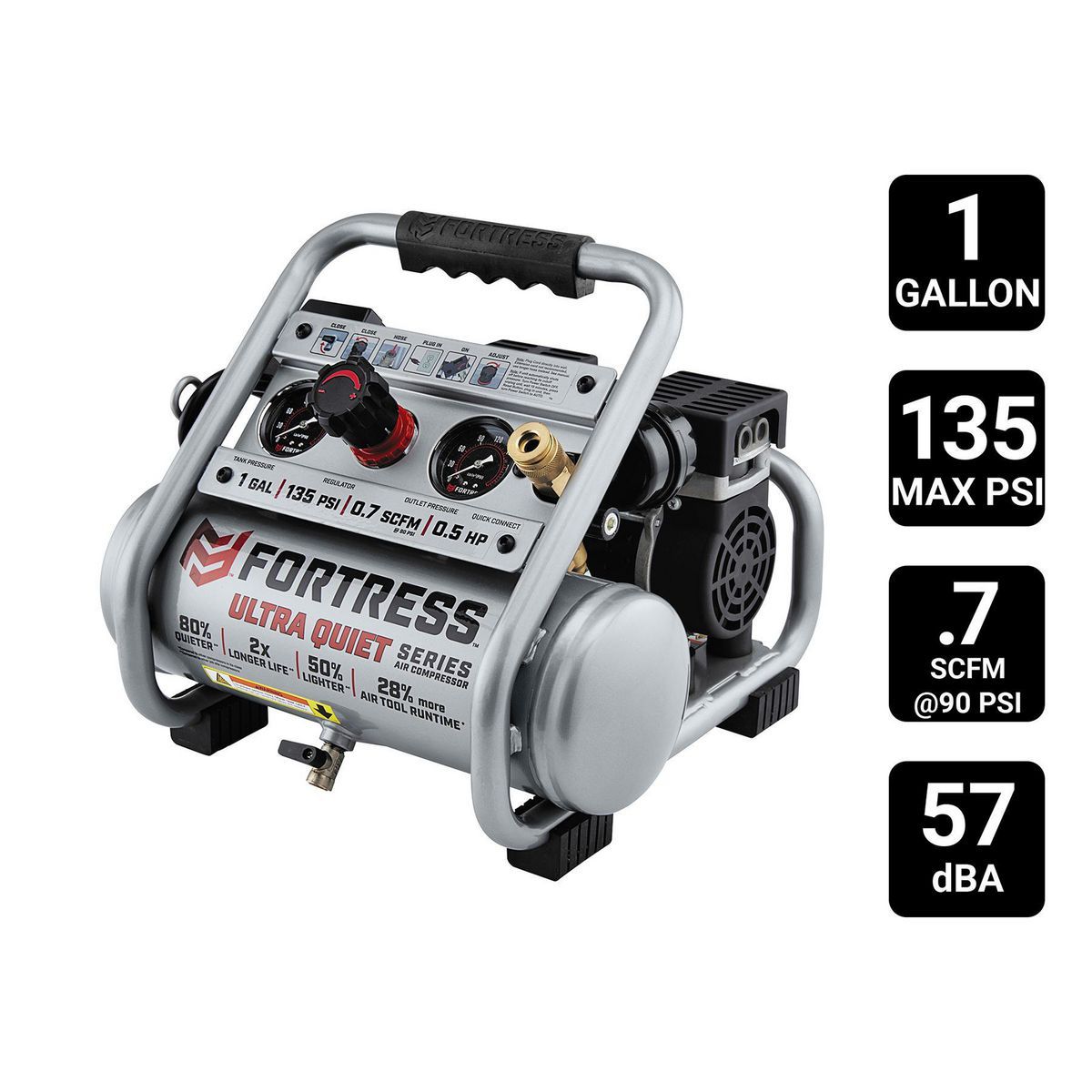 1 Gallon 135 PSI Oil-Free Air Compressor Z127150