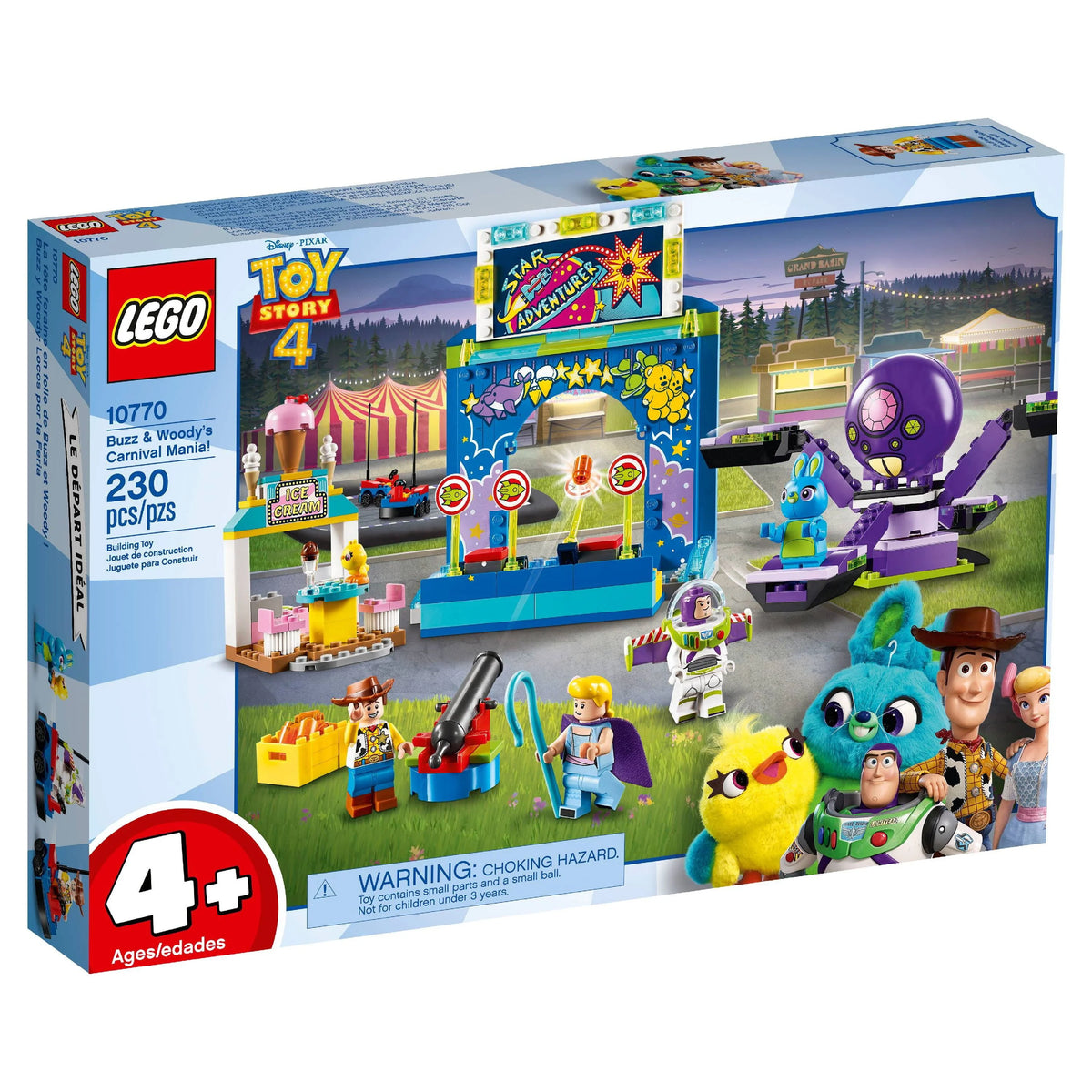 LEGO Disney Pixar's Toy Story 4 Buzz & Woody's Carnival Mania 10770 T74271