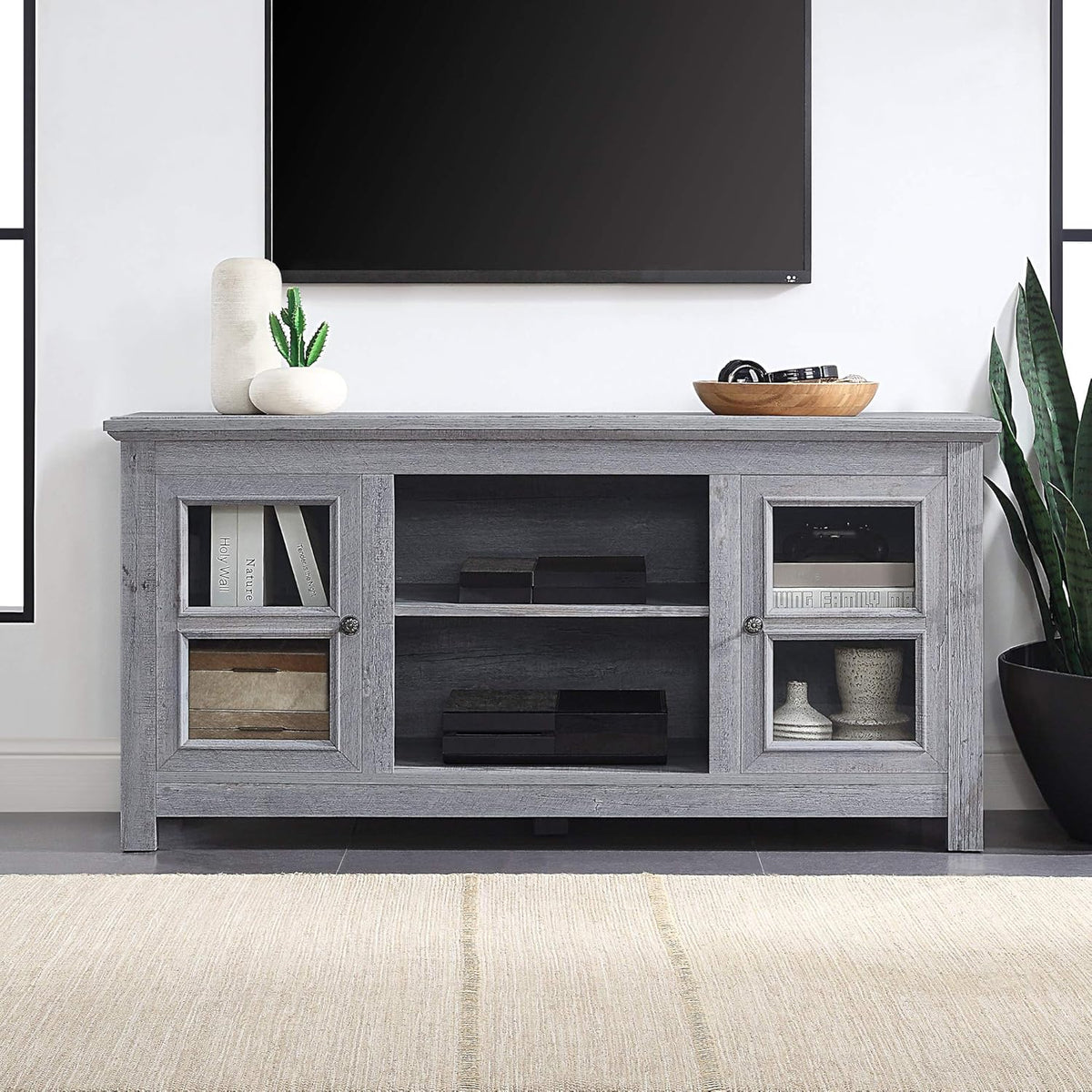 Electric Fireplace TV Stand for TVs up to 55 Inch B6145