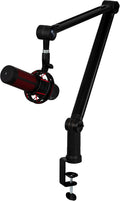 Microphone Boom Arm with Desk Mount, 360° Rotatable, Adjustable and Foldable Scissor Mounting C551