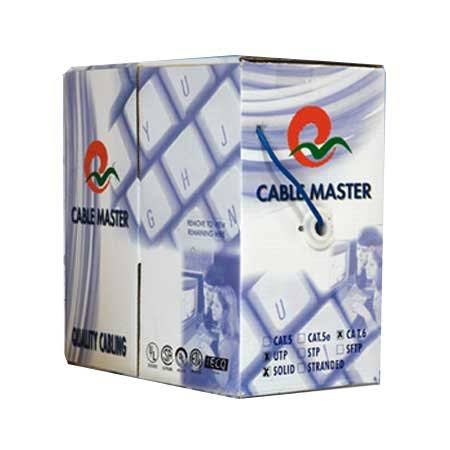 1000ft Cat6 UTP Solid 24 AWG Bulk Cable S2726