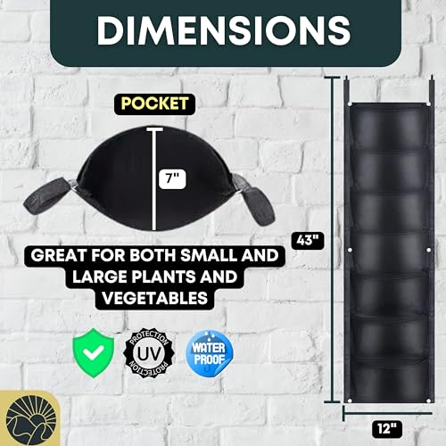 64 Pockets Vertical Wall Planter U5457