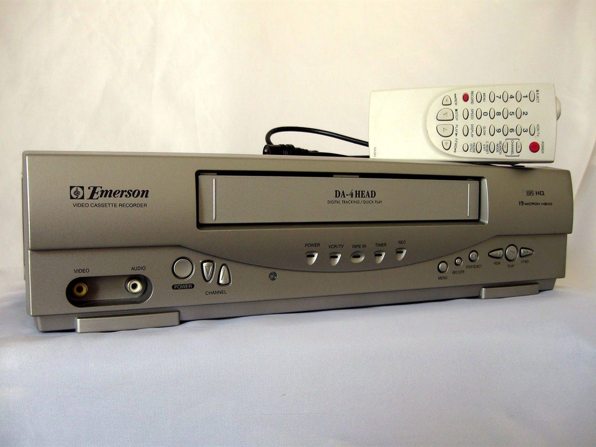 4-Head Video Cassette Recorder with On-Screen Programming Display E6178