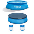 8 Ft Pool with Filter Pump and Pool Cover U30341