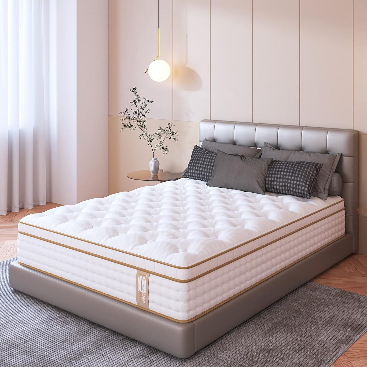 12 Inch Queen Gel Memory Foam Innerspring Mattress L4419