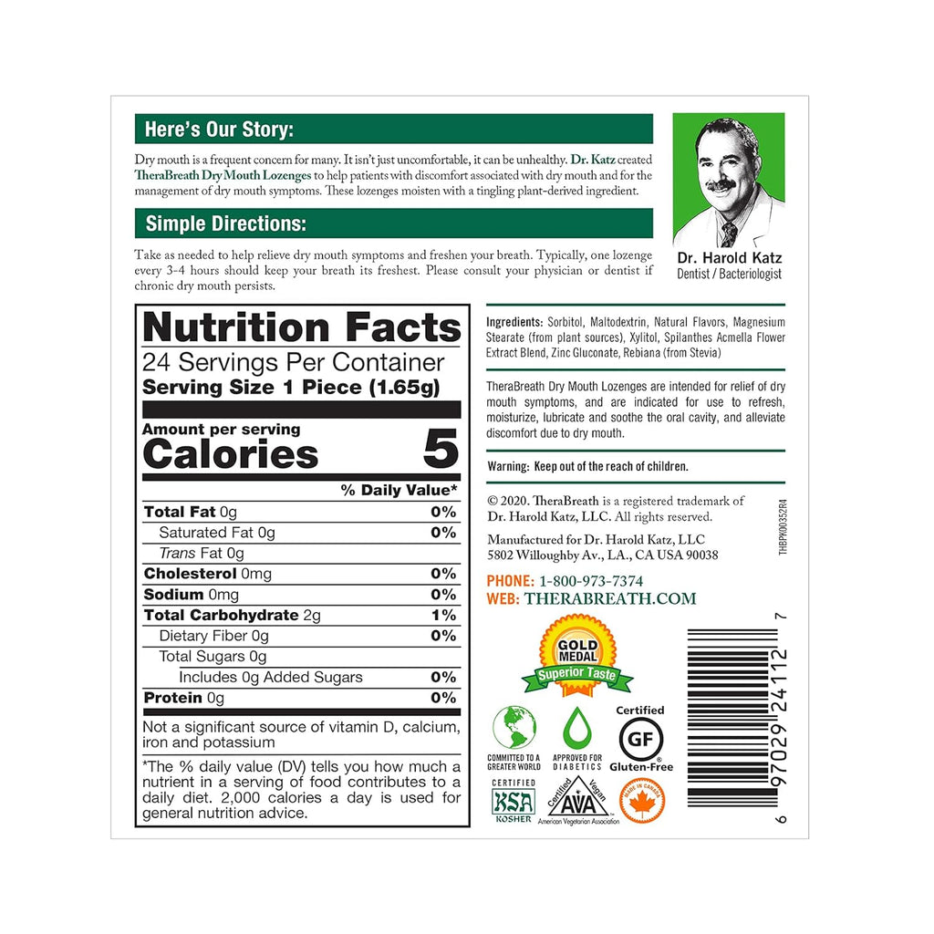 Mild Mint Mouthwash (2pk 16oz) and Mandarin Mint Lozenges (24ct) X92025