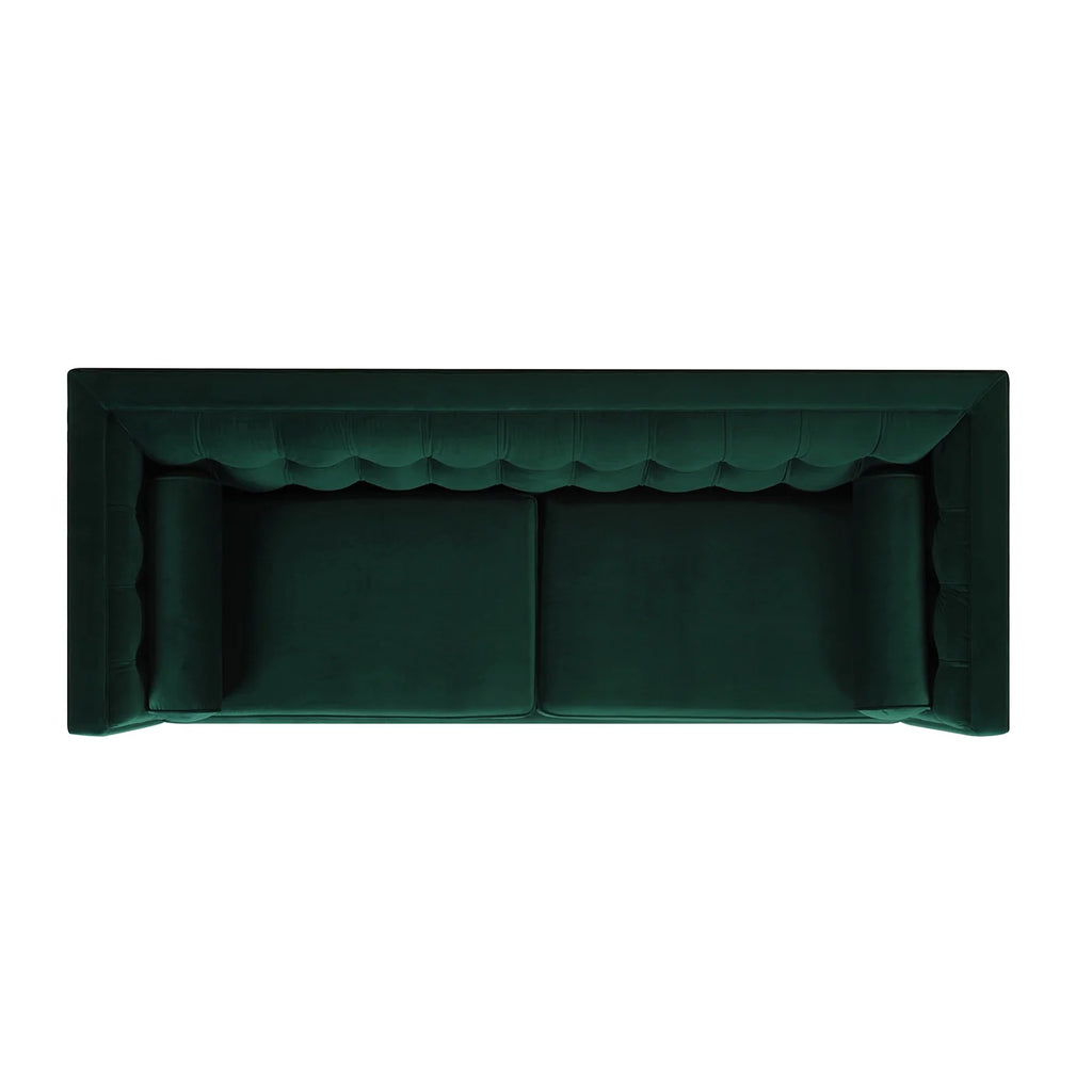 84" Tufted Tuxedo Sofa Double Cushion Z8214