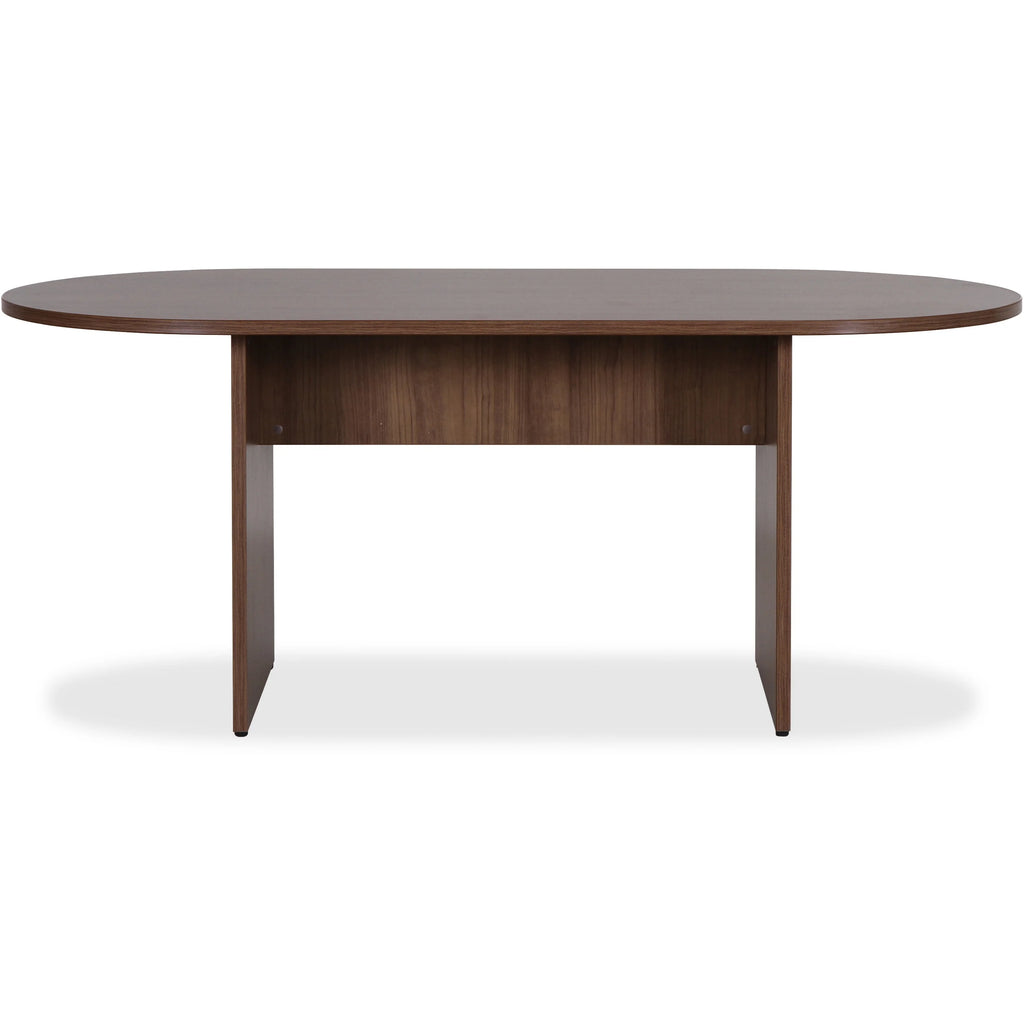 Walnut Laminate Oval Conference Table O88546