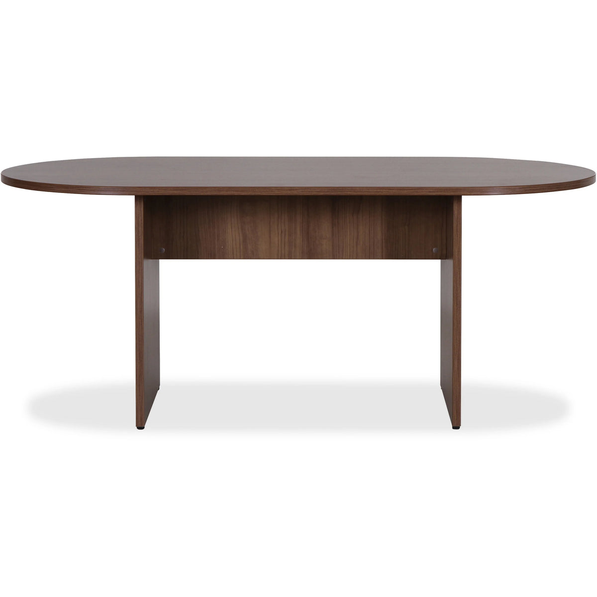 Walnut Laminate Oval Conference Table O88546