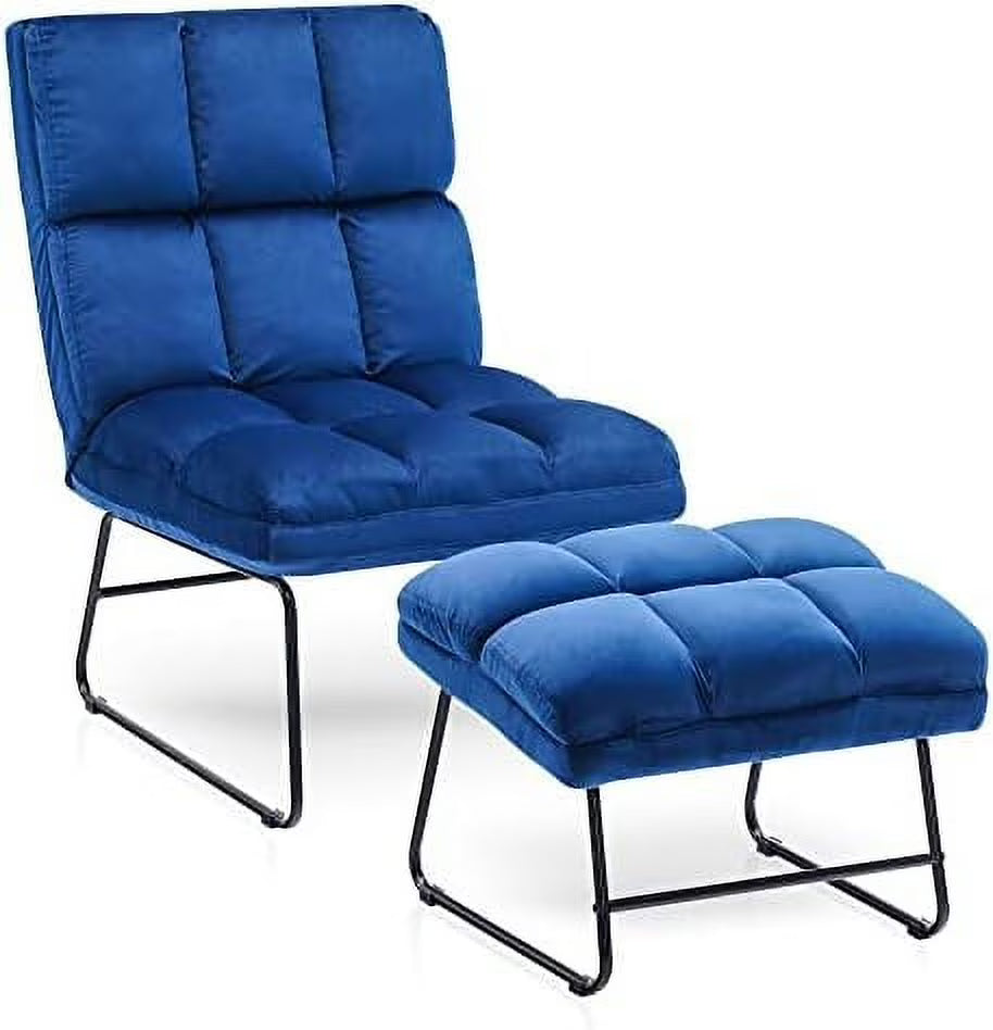 Dark Grey Velvet 2-Seater Armless Loveseat Sofa J853363