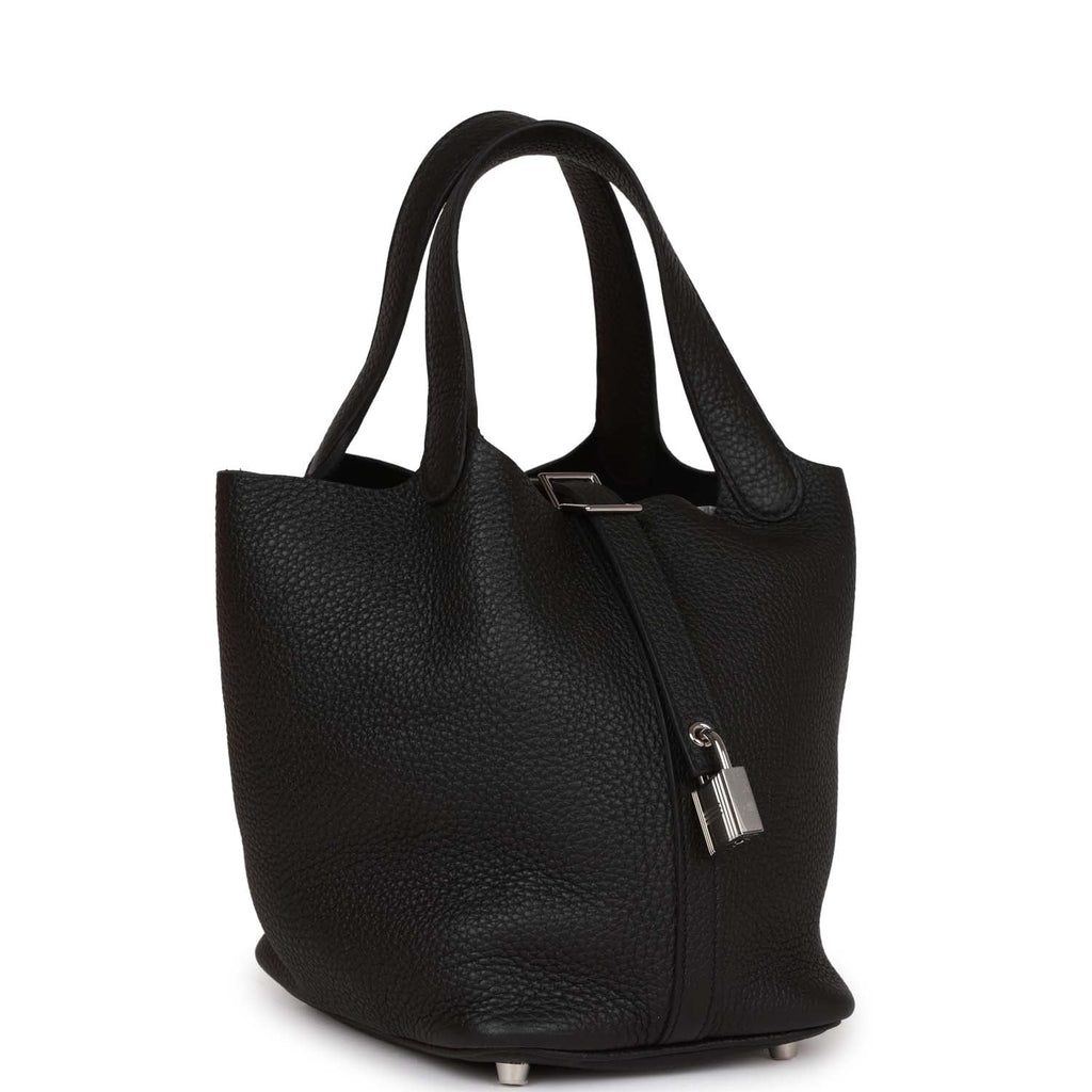 Black Clemence 18 Picotin Lock Q315
