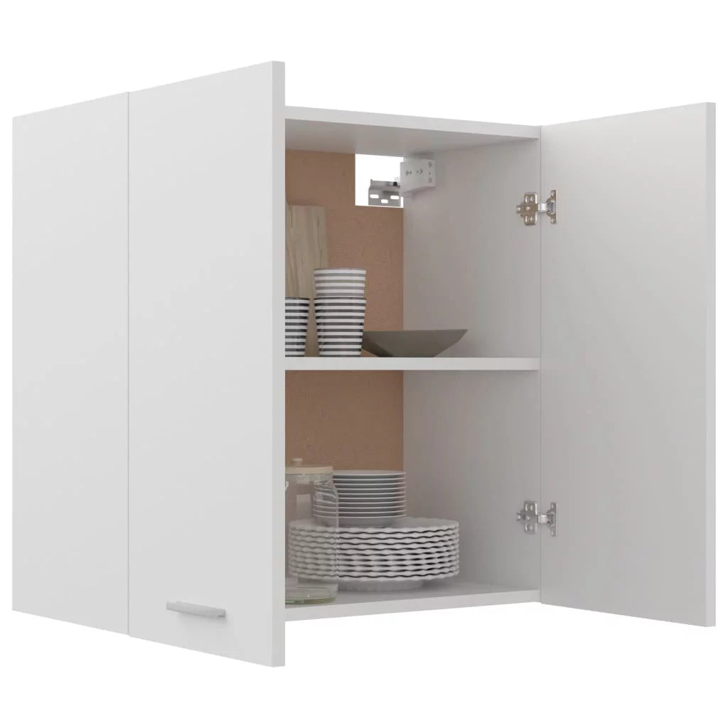 White Engineered Wood Hanging Cabinet R354034