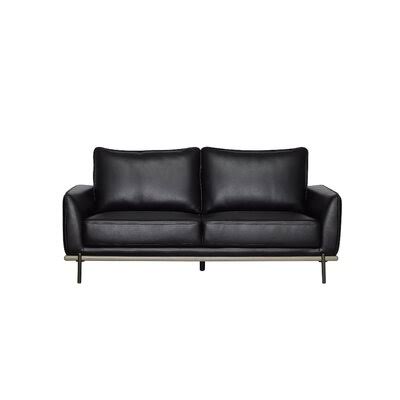 Faux Leather Square Arm Sofa D6919