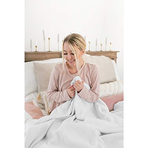Natural Cotton Throw Blanket B7648
